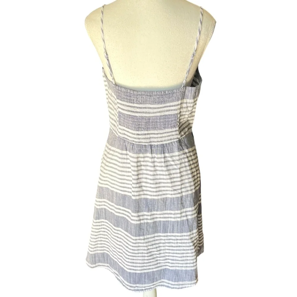 Old Navy Blue and White Striped Sundress Sleeveless Casual Summer Dress M‎ - Picture 5 of 12